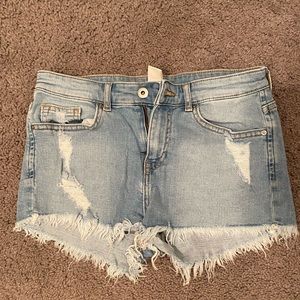 Denim shorts